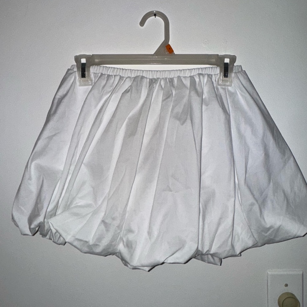 White Bubble Skirt